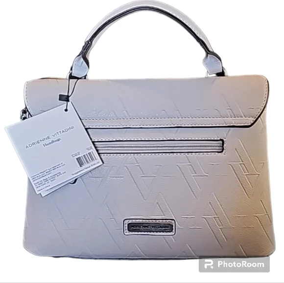 Adrienne Vittadini the AV BORSETTA COLLECTION EMBOSSED TOP HANDLE HANDBAG - Picture 2 of 10